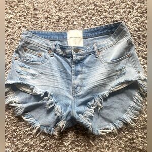 ONE TEASPOON low waist denim Jean shorts